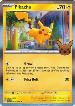 Pikachu #062/193