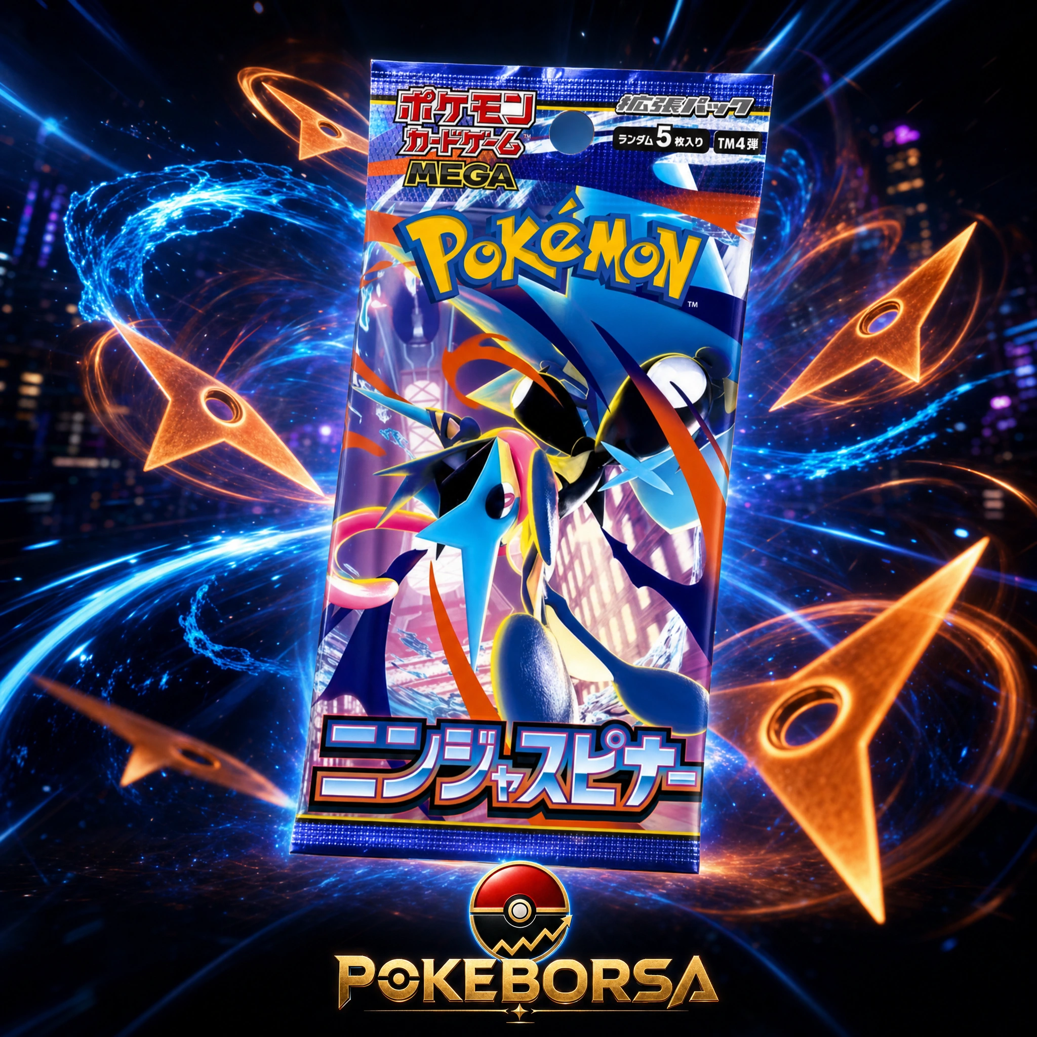 Pokémon TCG: Japonca MEGA — Ninja Spinner Booster Pack
